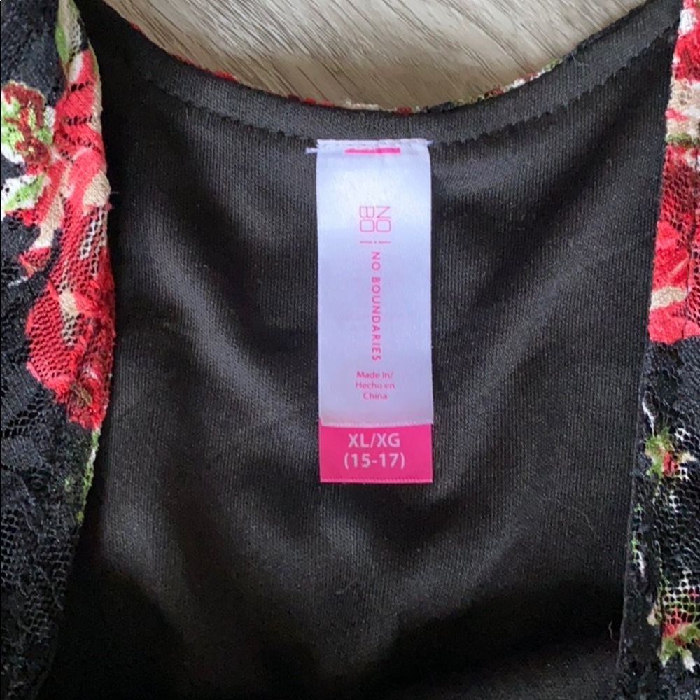 No Boundaries Sleeveless Floral Dress - Picture 5 of 5
